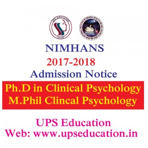 NIMHANS Application forms are out