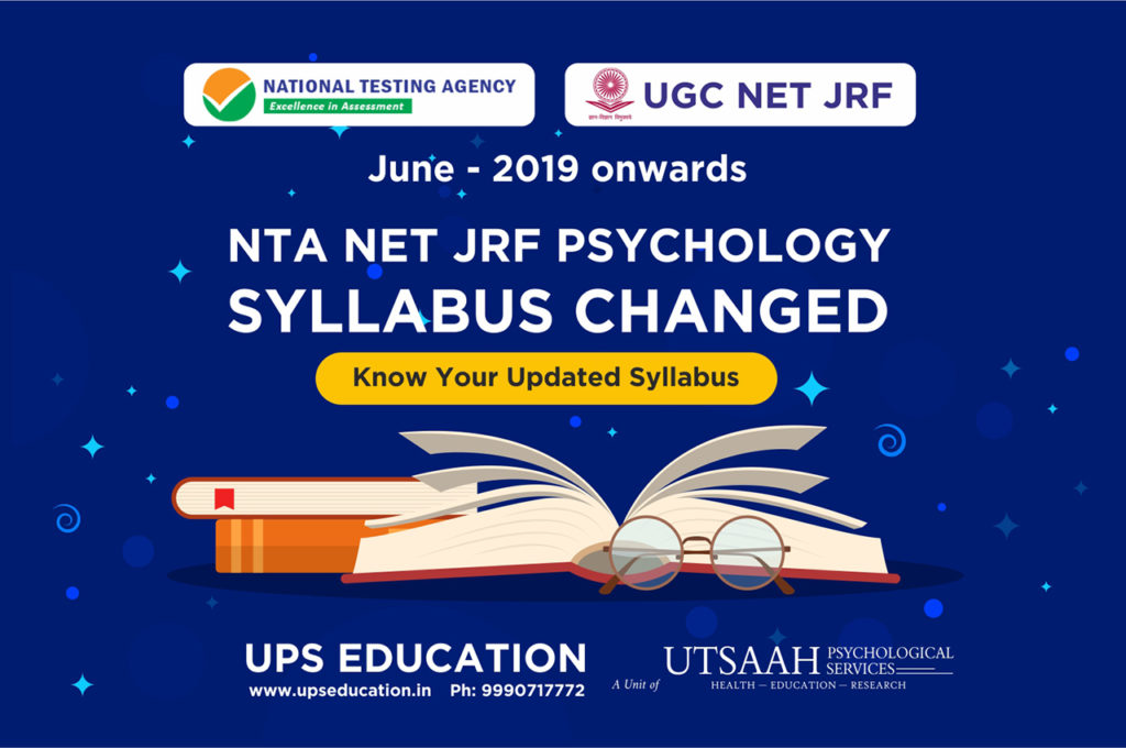 New Syllabus of NTA NET/JRF Psychology UPS Education