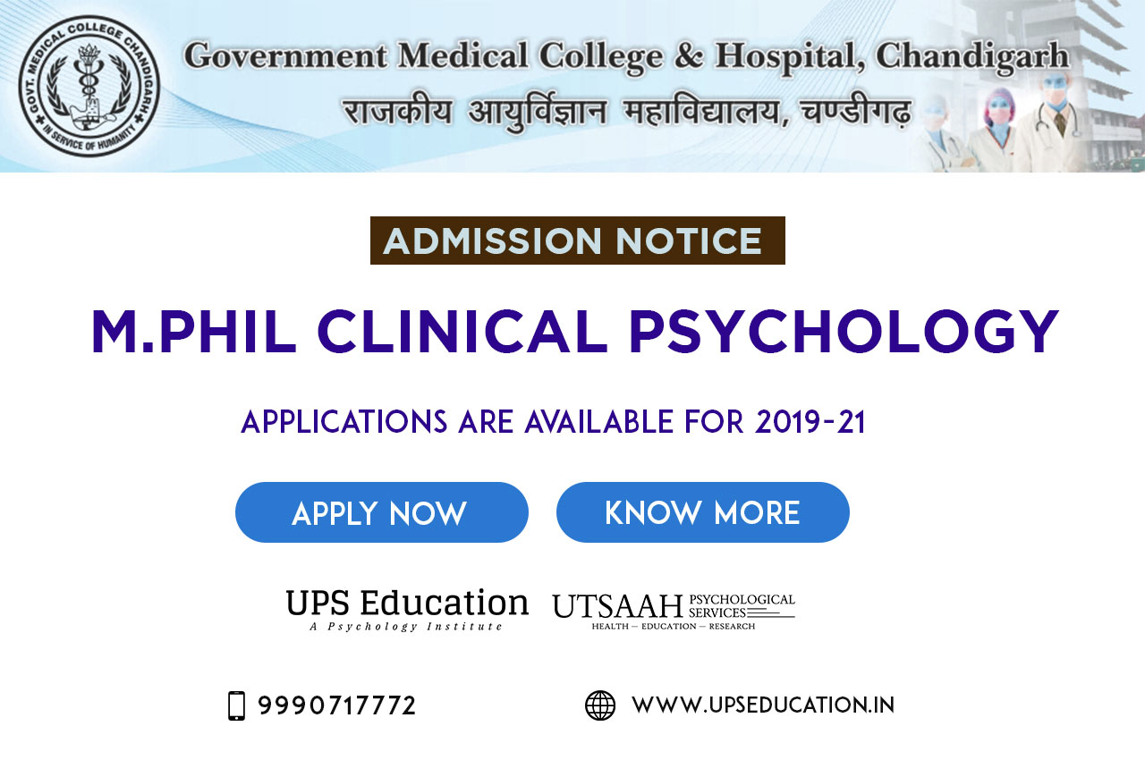 GMCH M.Phil Clinical Psychology Admission 2019 - UPS Education