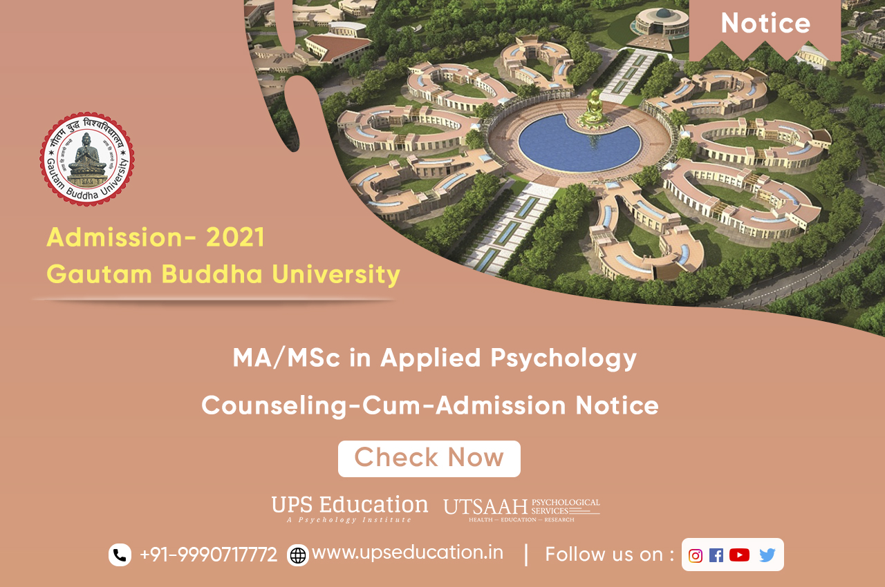 Online-Counseling-Cum-Admission Notice from GBU –UPS Education