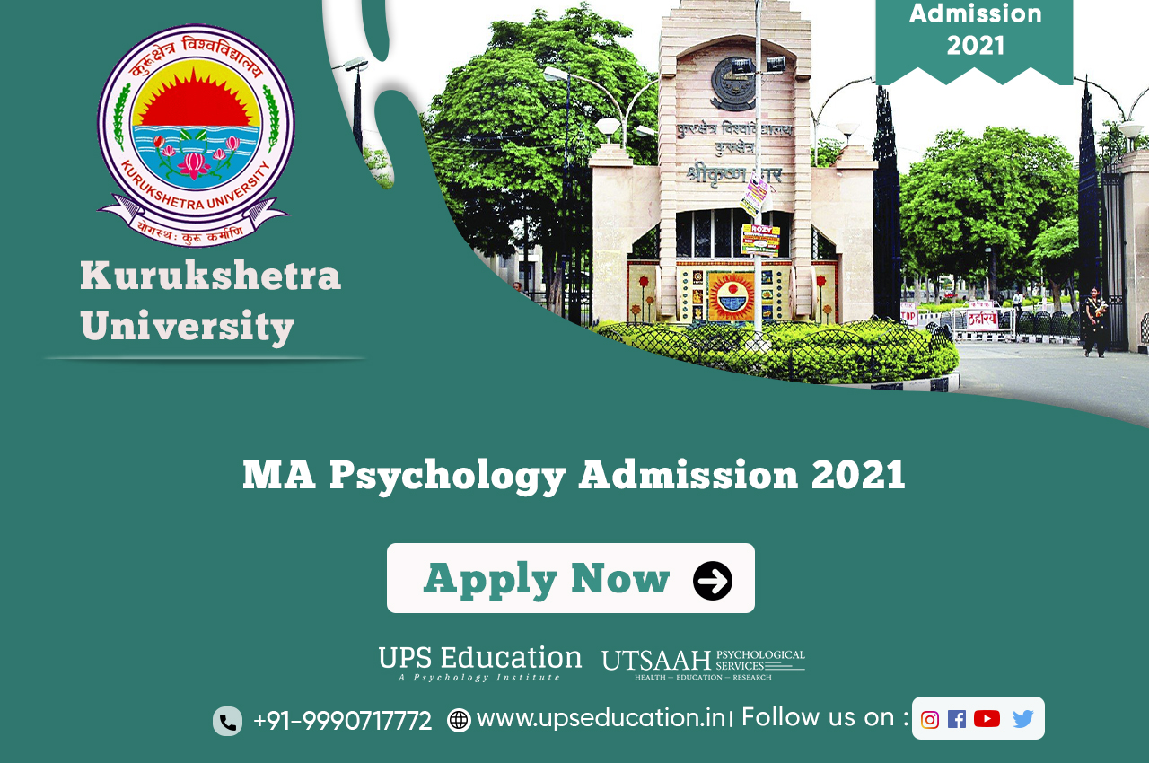 Kurukshetra University MA Psychology Admission open for 2021 session