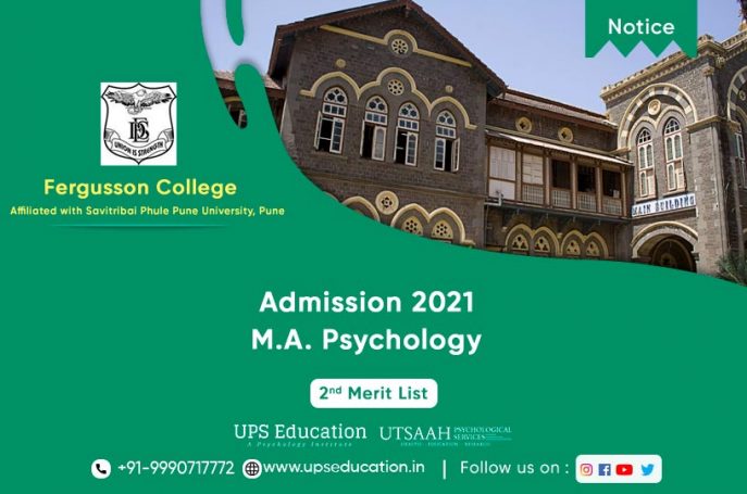 Fergusson College, Merit List For MA Psychology Admission 2021—UPS ...