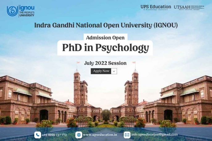 phd in psychology from ignou