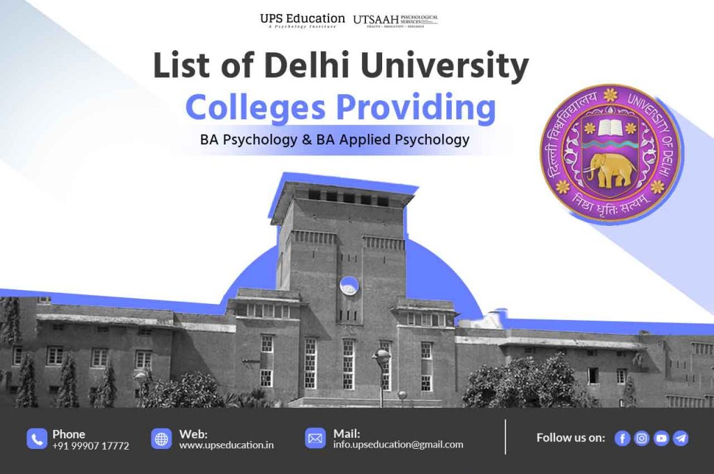 List of Delhi University Colleges Providing Bachelors in Psychology