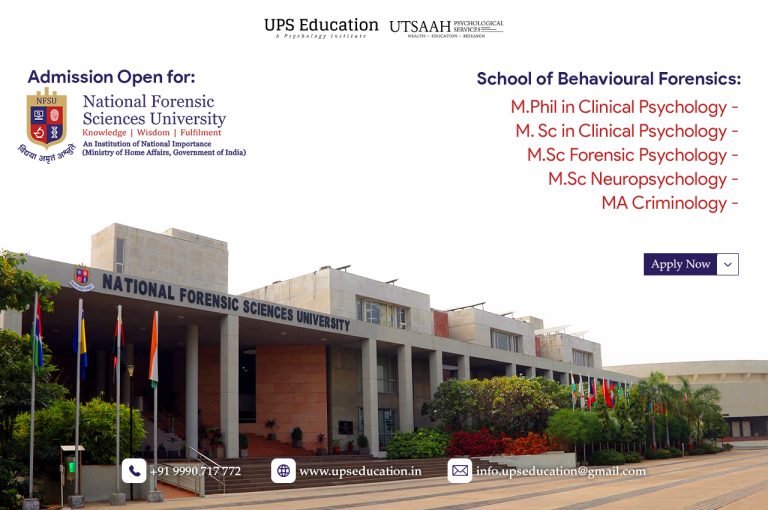 National Forensic Science University Admissions Open For School Of Behavioural Forensics 768x510 