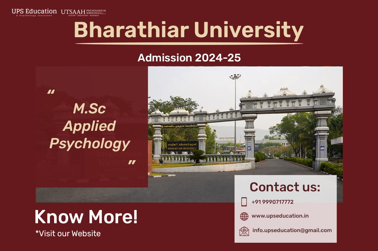 Bharathiar MSc Applied Psychology Admission