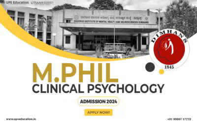 DIMHANS M.Phil Clinical Psychology Admission 2024