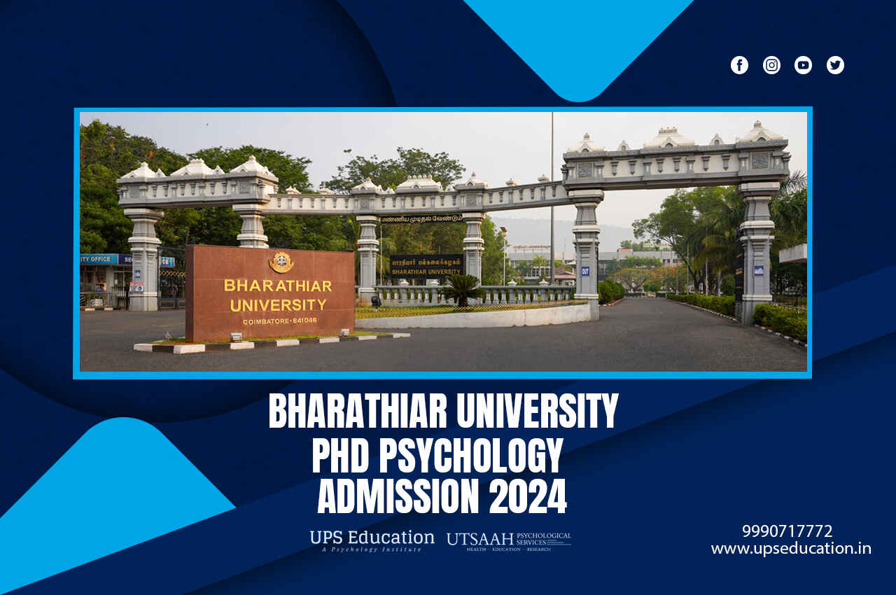 Bharathiar University PhD Psychology Admission 2024