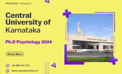 Central University of Karnataka Ph.D Psychology Admission 2024