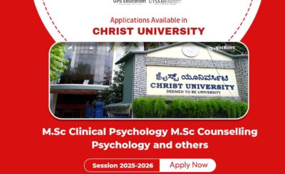 Christ University MSc Psychology Admissions 2025