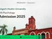 AMU MA Psychology Admissions 2025